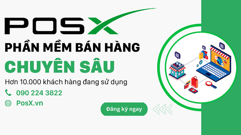 Phần mềm bán hàng PosX